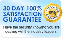 30 Day 100% satisfaction guarantee
